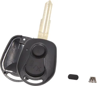 Image de Coque de clé pour Actyon Kyron Rexton Télécommande 2 Boutons avec Lame Non Coupé Boîte Rechange