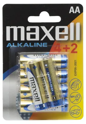 Produktbild von 6x Batterietyp: AA - LR6 - Alkaline 6 Stück [18732]