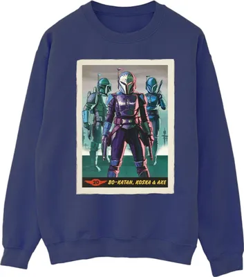 Produktbild von Star Wars - "The Mandalorian" Sweatshirt für Herren BI46586 (XL) (Marineblau)