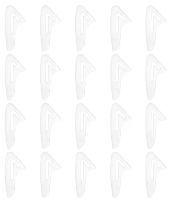 50 Messerschutzkappen aus Kunststoff, 35 x 15,5 x 3,45 mm, transparent