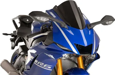 Productafbeelding van Puig Racing windscherm voor motorfiets, zwart