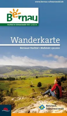 Obrázek produktu pro Turistická mapa Bernau: Turistika v přírodním parku Jižní Švarcvald. Bernauer Hochtal. 1:30000