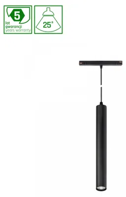 Imagen del producto de HANGIT: Foco LED para riel de alimentación, 48V, 12W, ángulo de 25°, luz blanca cálida, color