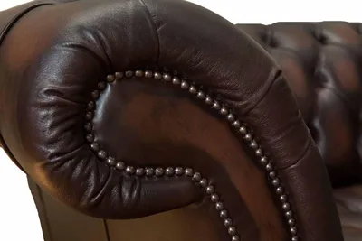 Produktbild von Ledersofa Sofa 4 Sitzer Couch Luxus Klassische Leder Chesterfield Sofas
