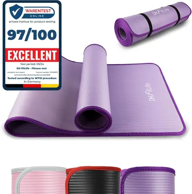 Produktbild von Trainingsmatte 183x61x1 cm, rutschfest, für Fitness