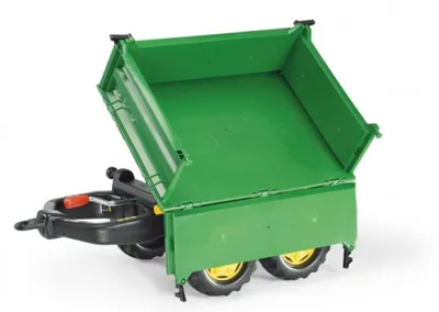 Produktbild von rolly toys Mega Trailer Dreiseitenkipper,  grün, Maße: 88x45x47 cm; 12 200 4
