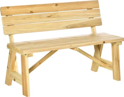 Produktbild von Robuste Gartenbank DSA7511 2-Sitzer wetterfest 116x56x80 cm 220 kg Tragkraft