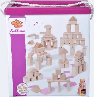 Produktbild von Eichhorn Natur Holzbausteine