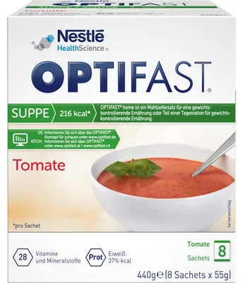Produktbild von Optifast home Suppe Tomate Pulver 8X55 g