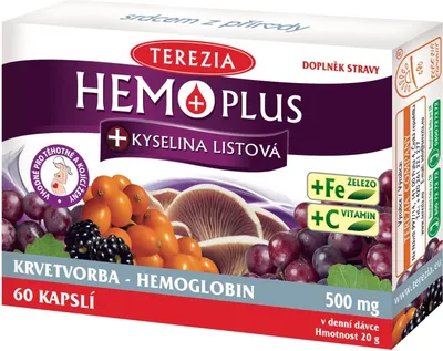 Produktbild von TEREZIA Hemoplus Acid Folsäure 50 10 Kapseln