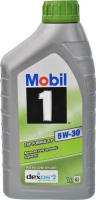 Produktbild von MOBIL 1 ESP Formula P für 5W-30 1 Liter Motoröl Motorenöl DEXOS 2 229.31 229.51 229.52 PSA B71 2290 PSA B71 2297 9.55535-S3 Öl