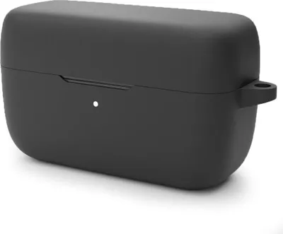 Produktbild von Silikonhülle Schutzhülle Kompatibel mit Jabra Elite 5 Kopfhörer Ohrhörer in Schwarz