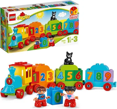 Produktbild von LEGO 10847 DUPLO Zahlenzug, Baby Spielzeug, Zug, Kinderspielzeug ab 1,5 Jahren, preisgekröntes Lernspielzeug, Motorikspielzeug