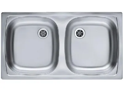 Produktbild von Alveus Basic - Spüle, 780x435 mm, Edelstahl 1039145