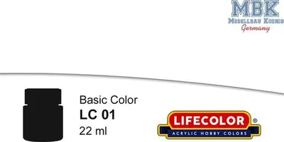 Obrázok produktu pre Matná biela 22 ml Lifecolor akrylová farba