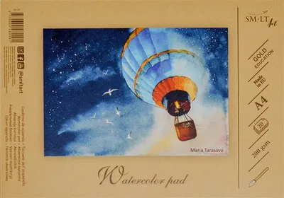 Produktbild von Aquarellskizzenbuch A4, 200 G, As-2