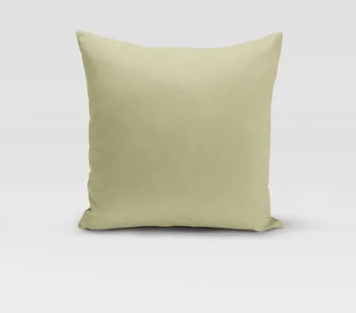 Produktbild von SCHÖNER LEBEN. Kissenhülle Leinenlook uni lindgrün div. Größen Größe 40x40cm (HxB) 40x40cm (HxB) Größe