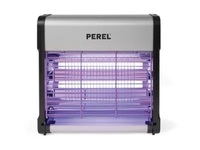 Produktbild von Perel Elektrischer UV Insektenvernichter innen, 2800V Hochspannungsgitter, leise Fliegenlampe mit