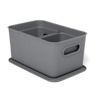 Produktbild von Tatay Baobab Organisationskörbe-set 3 Einheiten Grau  Grau One Size