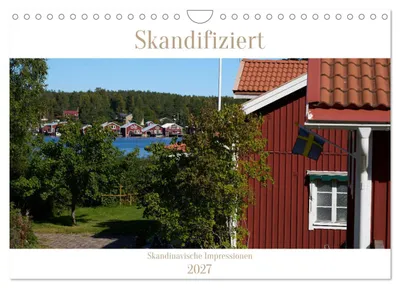 Produktbild von Skandifiziert 2027 (Wandkalender 2027 DIN A4 quer), CALVENDO Monatskalender