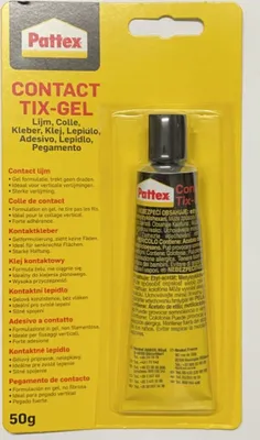 Produktbild von Pattex Kontaktkleber Contact Tix-Gel Gelformulierung sehr starke Haftung 50g
