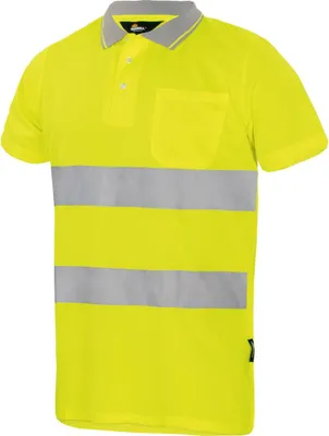 Immagine prodotto di Polo da lavoro Polo ad alta visibilità, gialla, taglia XXXL