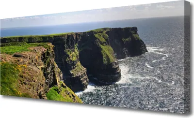 Produktbild von Tulup Leinwand-Bilder 125x50 Wandbild Canvas Kunstdruck Felsen Meer Landschaft