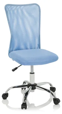 Obrázok produktu pre hjh OFFICE detská otočná stolička KIDDY NET I Stolová stolička pre deti, výškovo nastaviteľná, bez podrúčok, sieťovina