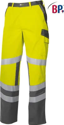 Produktbild von BP® Arbeitshose - warngelb/dunkelgrau - 56l