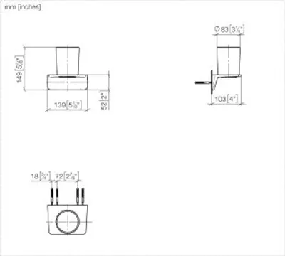 Produktbild von Dornbracht 83400976-00 Glashalter SERIENSPEZIFISCH 83400976