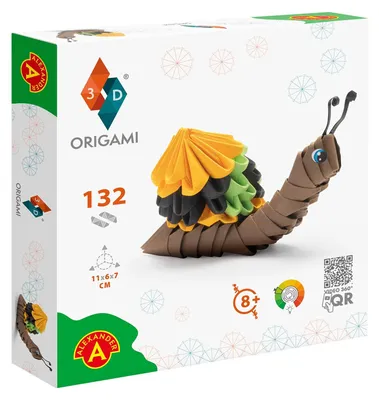 Produktbild von 3D-Origami-Schnecke – Kreativset