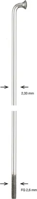 Produktbild von Alpina Speichen Zink 2,34X304Mm