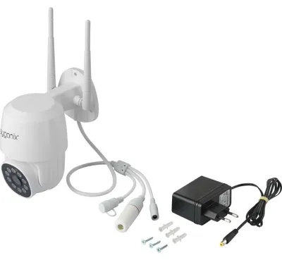 Produktbild von Sygonix PTZ WLAN SY-4760960 LAN, WLAN IP Überwachungskamera 1920 x 1080 Pixel
