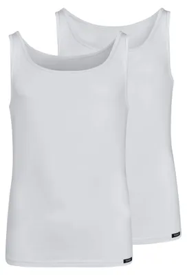 Produktbild von Skiny Mädchen Girls Tank Top 2er Pack Unterwäsche, white, 164
