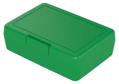 Productafbeelding van Lunchbox "Lunch-Box" – Brotdoos voor kinderen, gemaakt van BPA-vrij kunststof, ideaal voor school en werk, duurzame lunchbox, geproduceerd in Duitsland – standaardgroen