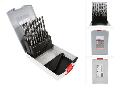 Produktbild von HSS-Spiralbohrer-Set PointTeQ, 19-tlg., ProBox, 1-10 mm
