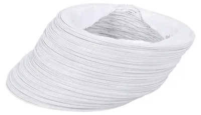Produktbild von Abluftschlauch Zuluftschlauch Warmluftschlauch Warmluftrohr Rohr PVC Schlauch 150er Rund Anschlusssystem 500cm Abluft Trockner Wäschetrockner Dunstabzugshaube Klima