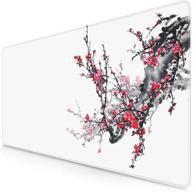 Produktbild von CSL-Computer TITANWOLF - XXL Speed Gaming Mauspad 900 x 400mm - XXL Mousepad - Tischunterlage Large Size - verbessert Präzision und Geschwindigkeit - Ink Sakura 2