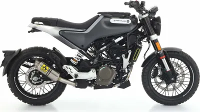 Image de ARROW GP2 Slip-On pot d'échappement pour Husqvarna Svartpilen 125 2021-, titane