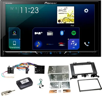 Produktbild von Pioneer SPH-DA230DAB CarPlay DAB+ Einbauset für Mercedes Sprinter W906 Crafter