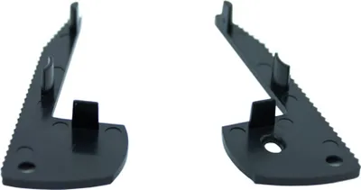 Produktbild von S01 LED Aluprofil Treppenprofil 2x Endkappen schwarz