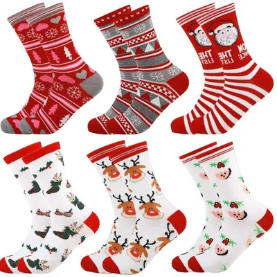 Produktbild von 6 Paar Kuschelsocken Damen Bunt Flauschig Warm Dick Winter Haussocken Größen 35-42