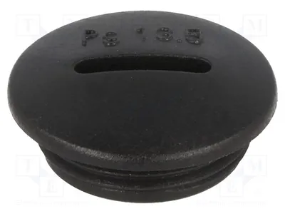 Produktbild von 5x Blende Mat: Gewinde: PG 1.251.1301.11 Stoppers IP54  Korpus: schwarz