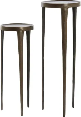 Produktbild von Light & Living - Säule TOBIAS - Ø35x100cm - Braun - 2er-Set