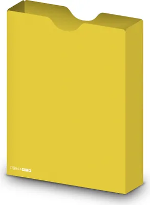 Produktbild von itenga Heftbox DIN A4 Hochformat aus PP gelb
