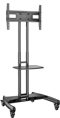 Productafbeelding van standaard met wielen, verstelbaar, voor LCD/LED/Plasma-TV tot 45,5 kg, zwart