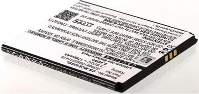 Produktbild von Akku für Mobistel Cynus E5 Li-Ion 3,8 Volt 1700 mAh schwarz.