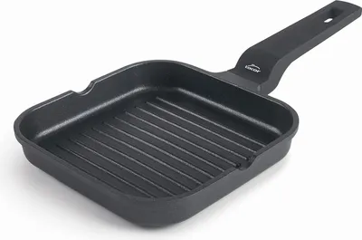 Produktbild von Famanu Mini-Grillpfanne - Antihafteigenschaft - Für Induktion - Schwarz