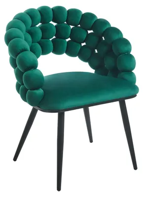 Obrázek produktu pro Designová jídelní židle GERTI - zelená / černá