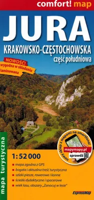 Immagine prodotto di Giura Krakowsko-Częstochowska Parte meridionale carta turistica laminata 1:52 000